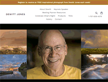 Tablet Screenshot of dewittjones.com